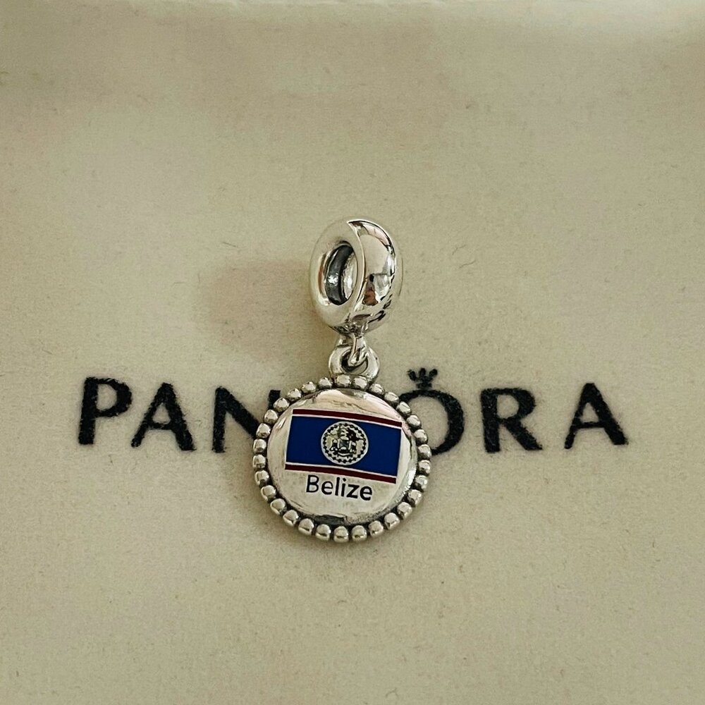 Pandora Belize Flag Exclusive Charm Pendant